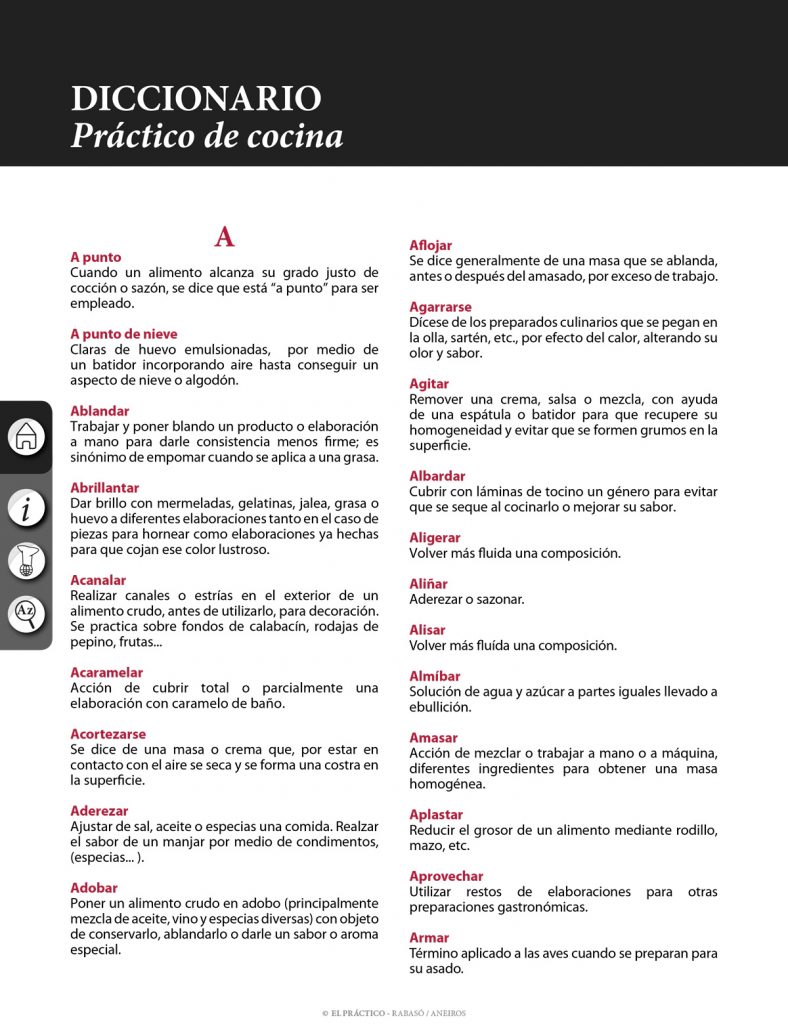 El PRACTICO 1.0 - Edición Digital eBook - Apéndices - Diccionario