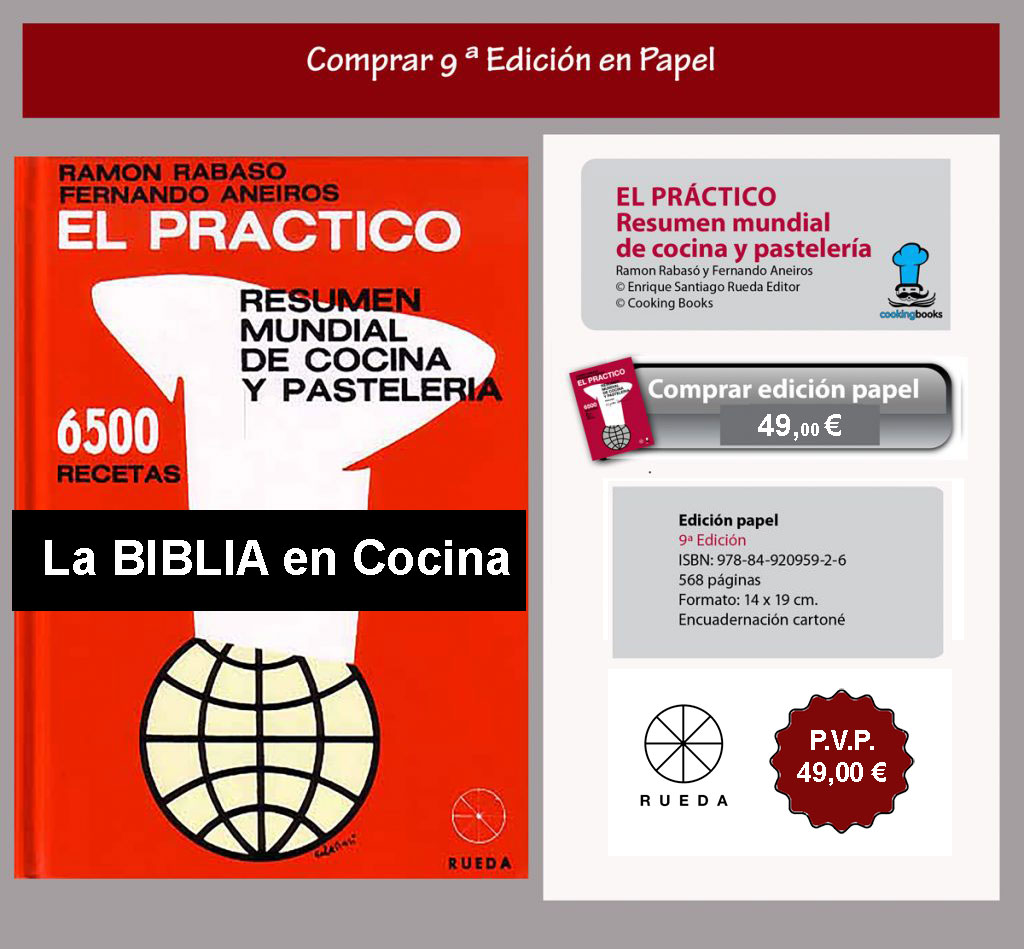Comprar libro EL PRÁCTICO - 6500 Recetas - Resumen Mundial de Cocina y Pastelería 49,00 €
