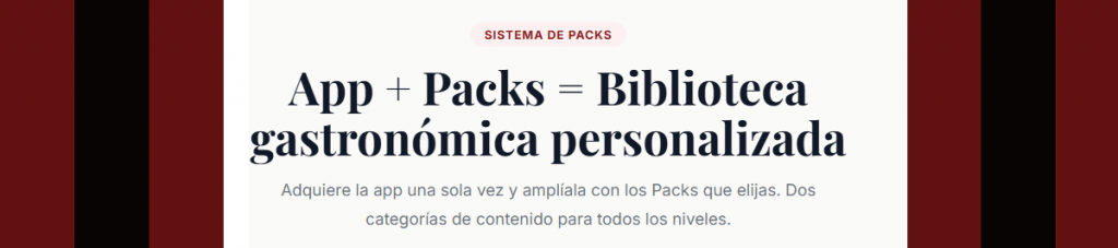 App+Packs=Biblioteca