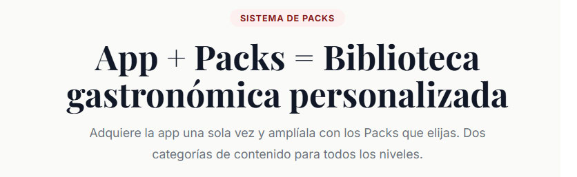 Sistema de Packs