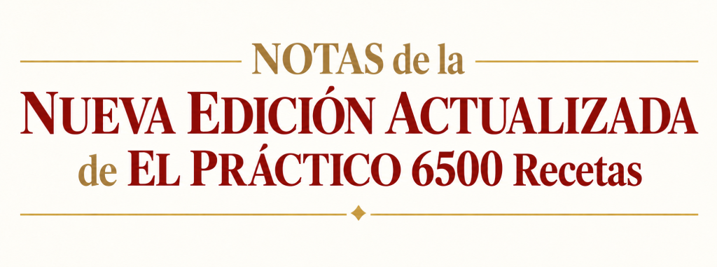 NOTAS a la nueva edición ACTUALIZADA El PRACTICO