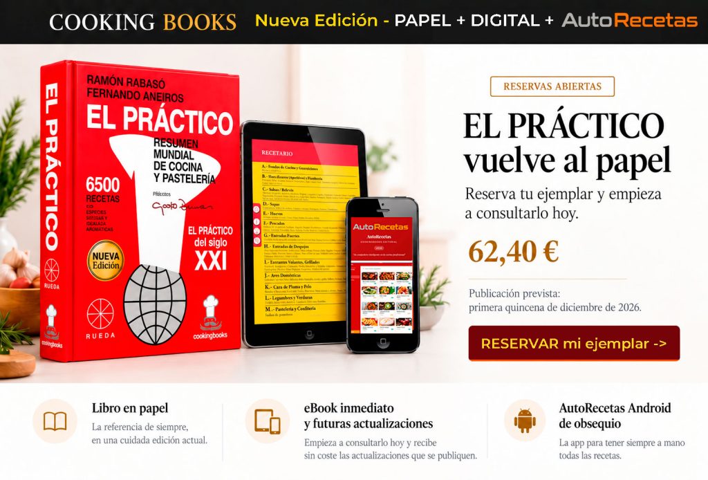 Nueva Edición actualizada El Practico 6500 recetas RUEDA & Cooking Books